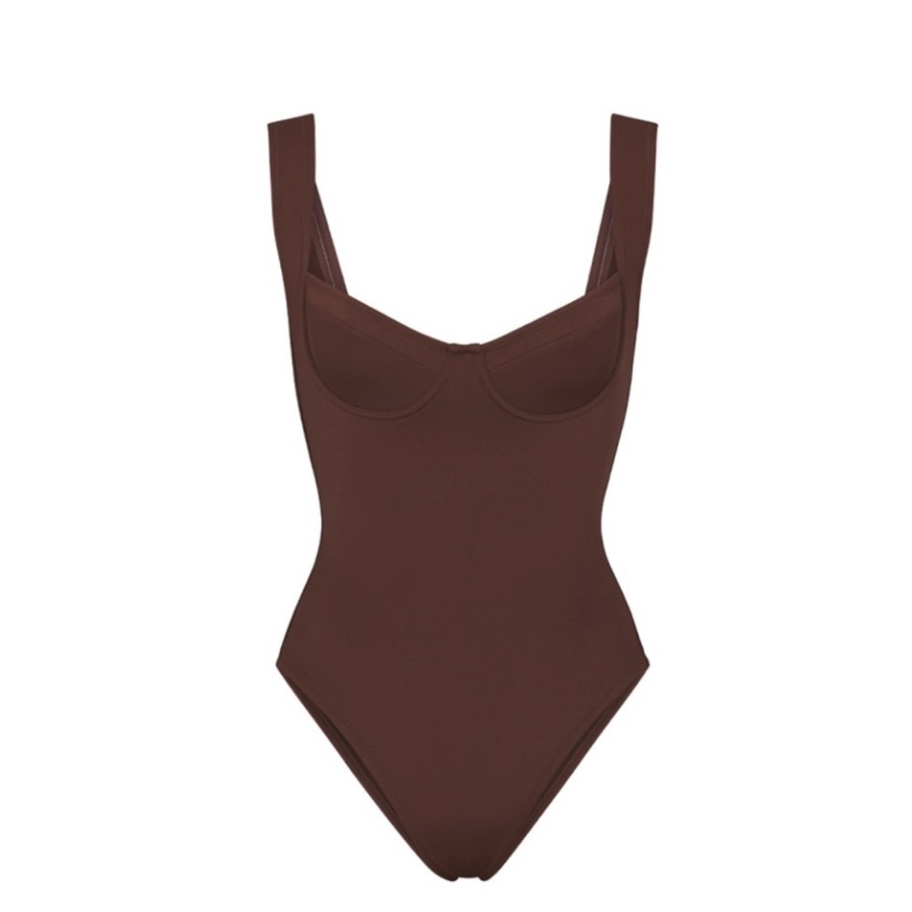 SKIMS Brown One Piece Swimsuit | Size Large | NWT